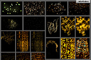 100 Golden Lights Photo Overlays, a Texture Graphic by MixPixBox (Thumbnail 8 of 9)