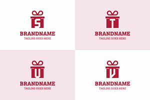 Letter S T U V Gift Package Logo, a Branding & Logo Template by Pray Art Design Studio