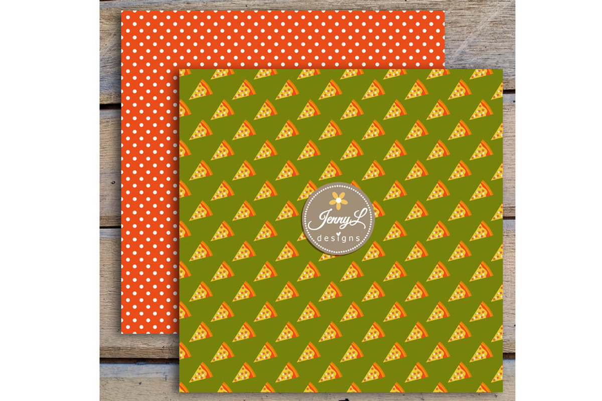 Kawaii Burgers Digital Papers, a Pattern Graphic by JennyL Designs (Photo 4 of 6)