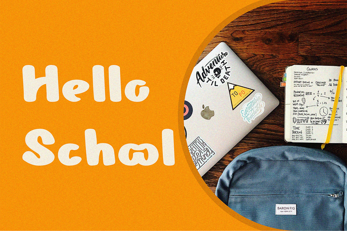 Baffelo Handwritten Playful, a Handwritten Font by Boril Std (Photo 4 of 7)