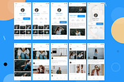 Chatty Mobile UI Kit, an UI Kit Template by Web Donut (Thumbnail 5 of 7)