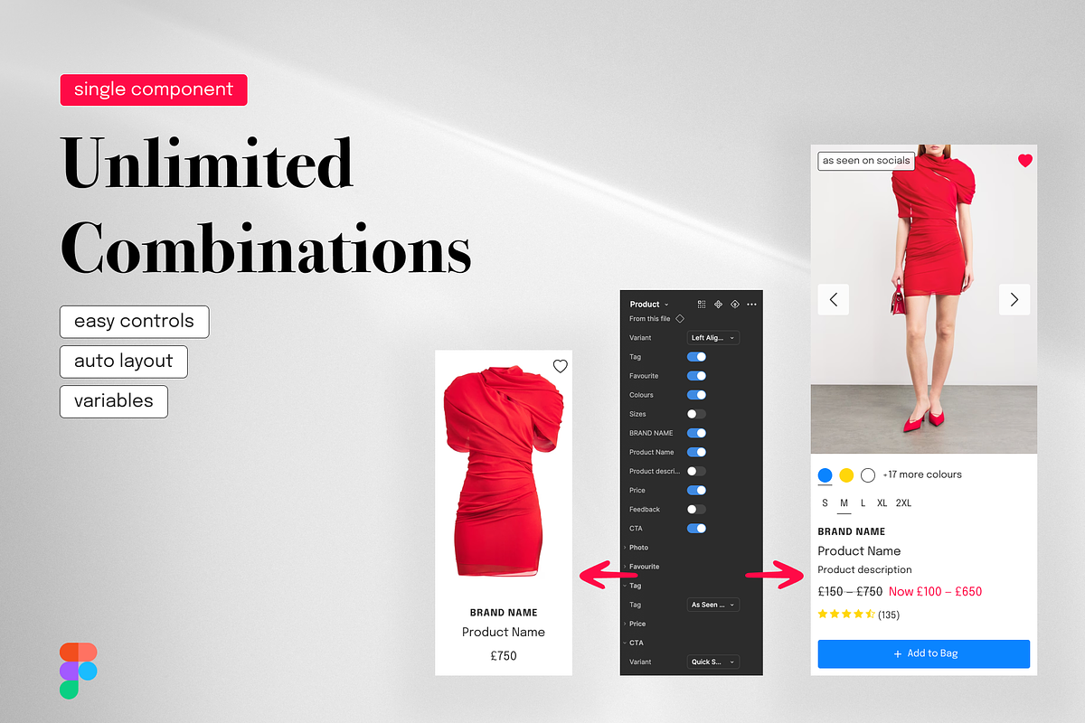 Luxury Retail Product Card UI Kit, an UI Kit Template by Sasha Lantukh (Photo 5 of 5)