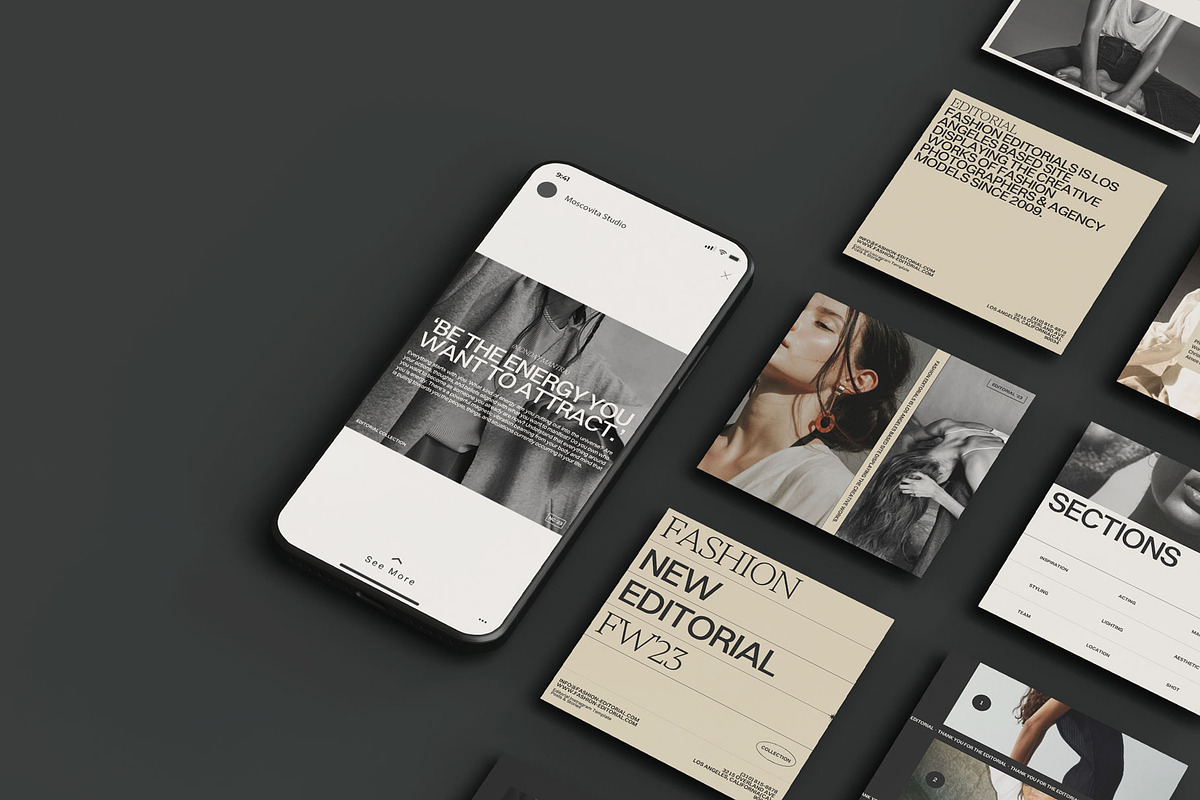 Editorial Instagram Post, a Social Media Template by Moscovita Studio (Photo 11 of 18)