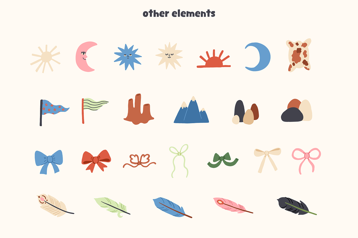 Sweet Western Collection. Vector, an Object Illustration by Digitaliya (Photo 6 of 10)