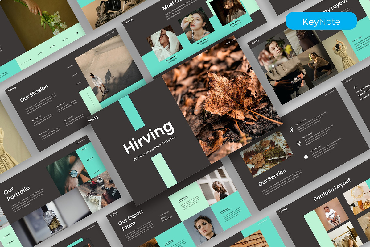 Hirving – Business Keynote Template, a Presentation Template by kreatifreya (Photo 1 of 5)