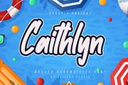 Caithlyn - Modern Handwritten Font, a Font by skiiller studio (Thumbnail 1 of 7)