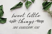 Sweet Little Things Script Font TRIO, a Script Font by Heartmade by Claudia (Thumbnail 1 of 15)