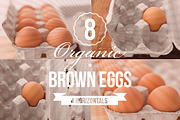Organic Brown Eggs Photo Bundle of 8 preview 4