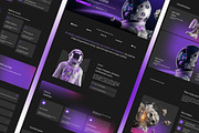 Web3 Application Landing Page, a Landing Page Template by Font Kingdom (Thumbnail 5 of 5)