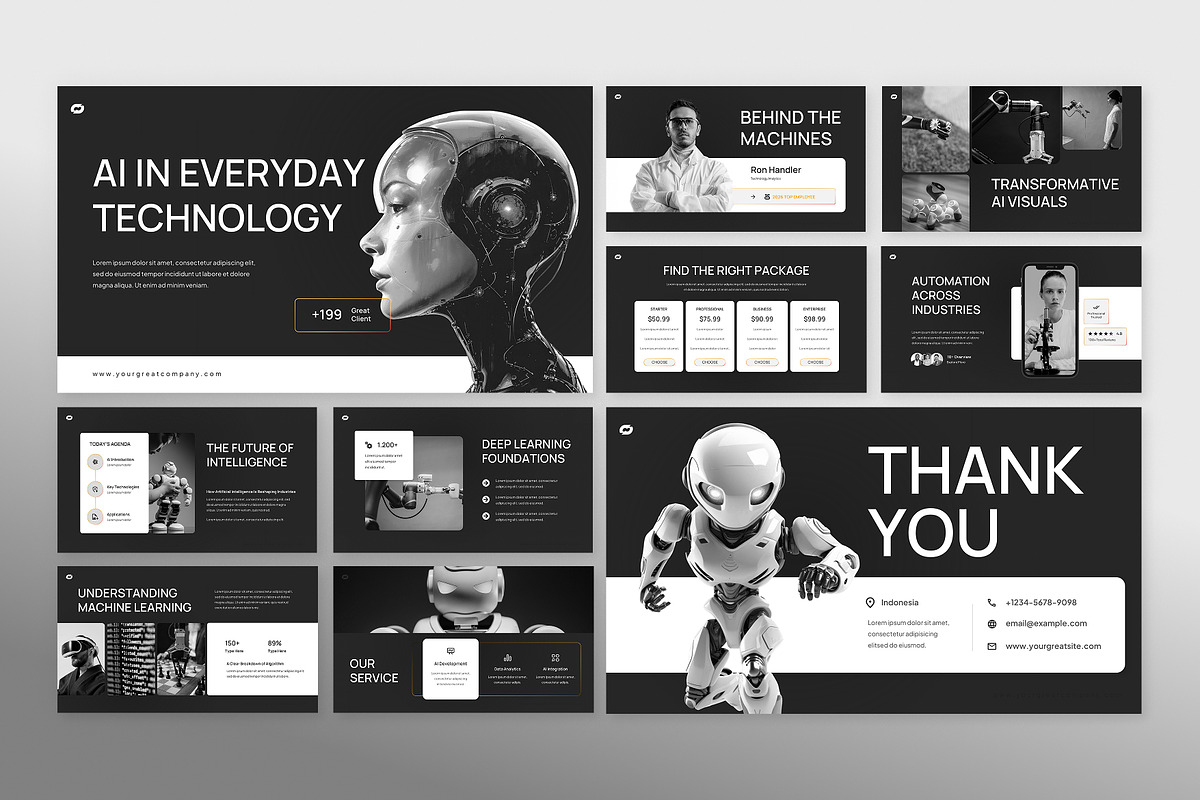 AI Technology Google Slides, a Presentation Template by Antstheme (Photo 4 of 4)