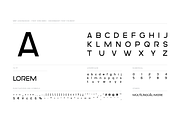MBF Logonarium-font for logo, a Sans Serif Font by MoonBandit (Thumbnail 6 of 8)