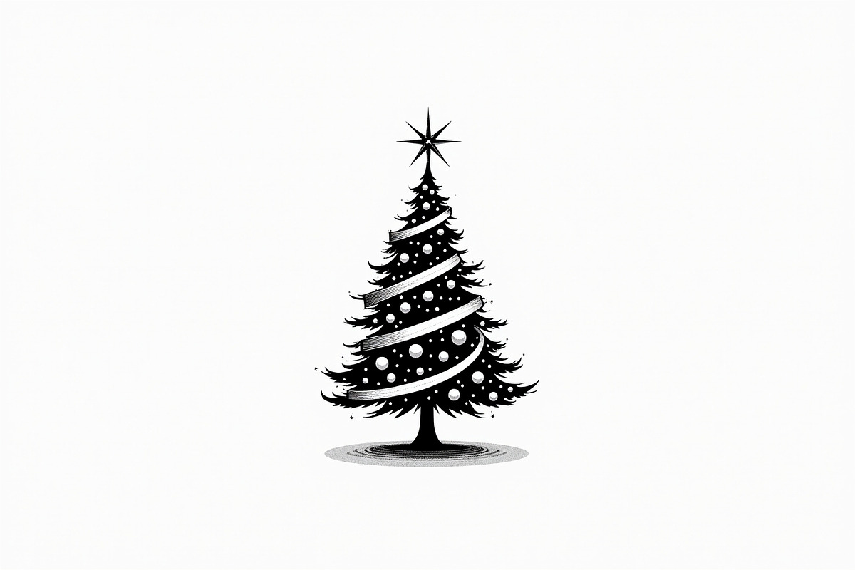 Holiday Window Christmas Tree Bundle, an Illustration by Amazin_art (Photo 12 of 21)