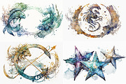 Celestial Wonders Collection, an Object Illustration by artsy-fartsy (Thumbnail 4 of 6)