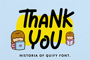 Historia of Quify, a Handwritten Font by Mabhal Studio (Thumbnail 9 of 10)
