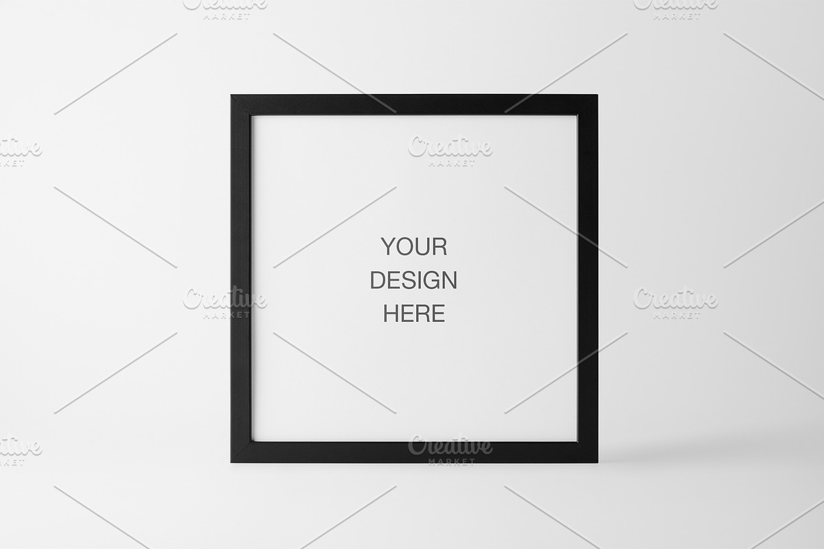 Black Square Frame Mockup, a Household Mockup by Shablon (Photo 1 of 3)