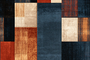 Seamless pattern abstract geometric pattern creating a patchwork, a Pattern Graphic by Studio ANNA