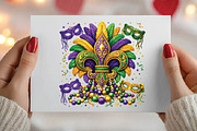 Mardi Gras Png Fleur-de-Lis Yarn Png, an Illustration by DreamPrint404 (Thumbnail 6 of 6)
