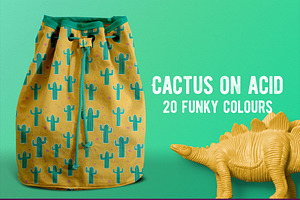Cactus on acid | 20 funky patterns