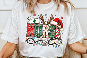 Christmas Nurse Sublimation PNG, a Seasonal Illustration by Canvas Craft (Thumbnail 3 of 6)