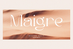 Maigre - Modern Serif