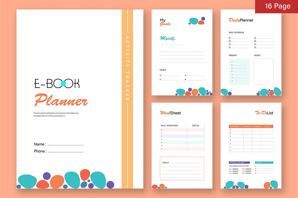 Planner Template Bundle, a Stationery Template by ContestDesign (Photo 23 of 39)