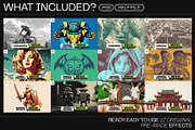 12 Photo Effect Templates, a Brushes & More by iDoodle Studio (Thumbnail 2 of 6)