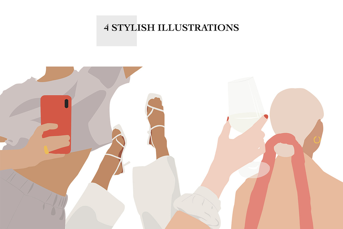 ABSTRACT GIRL BOSS, a Person Illustration by Olg Store (Photo 6 of 12)