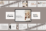 Aesthetic Services and Pricing Guide, a Marketing Template by Rise and Roar Design (Thumbnail 1 of 6)