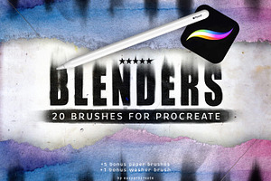 Procreate Blending Brushes, a Brush Add-On by Easy Procreate