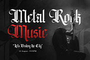 The Black Saturday Blackletter Font, a Blackletter Font by Vampstudio (Thumbnail 8 of 13)