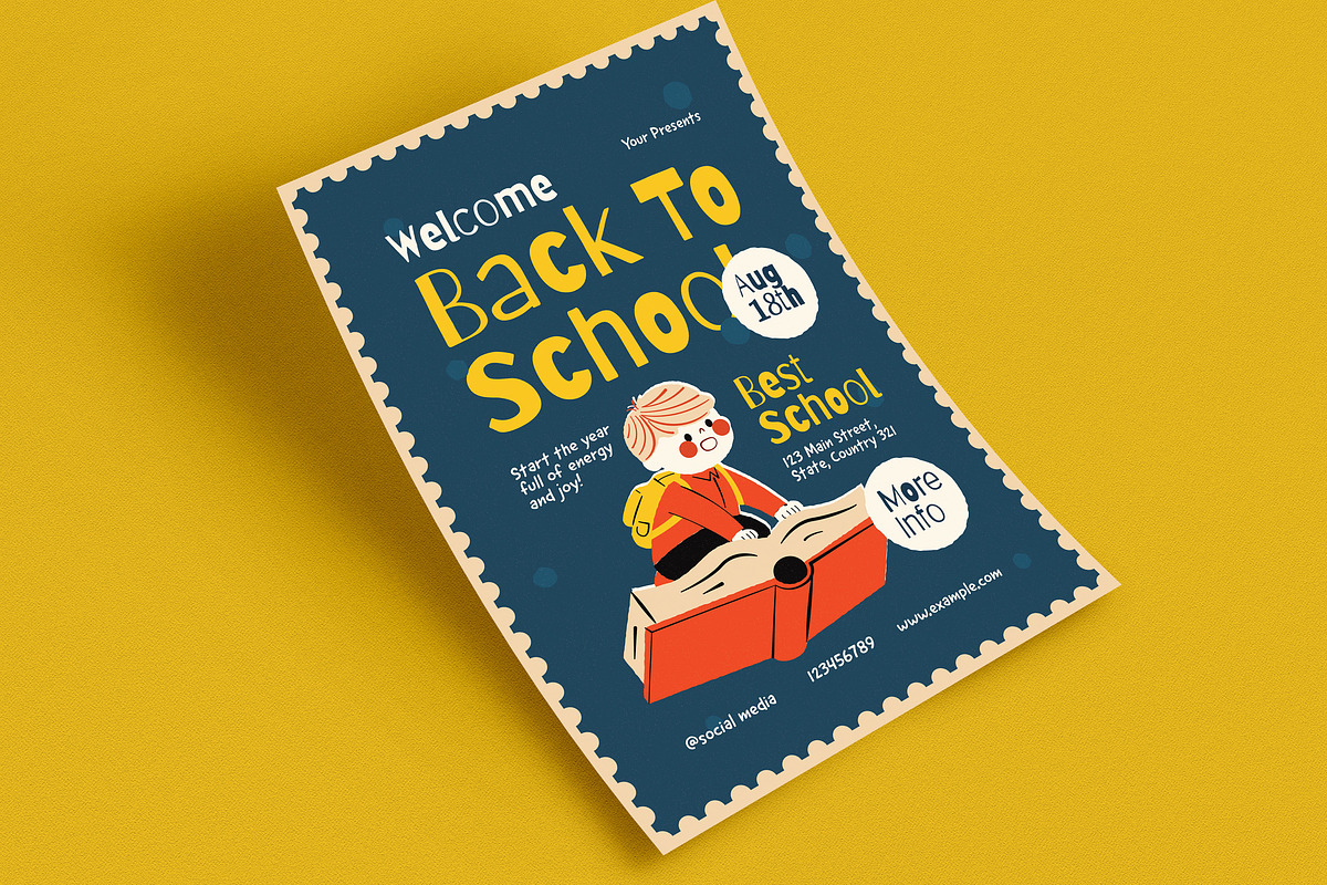 Back To School Event Flyer preview 2
