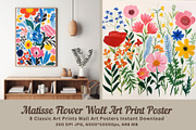 8 Matisse flower wall art print, a Decorative Illustration by ARTOZEN DIGITAL (Thumbnail 1 of 12)