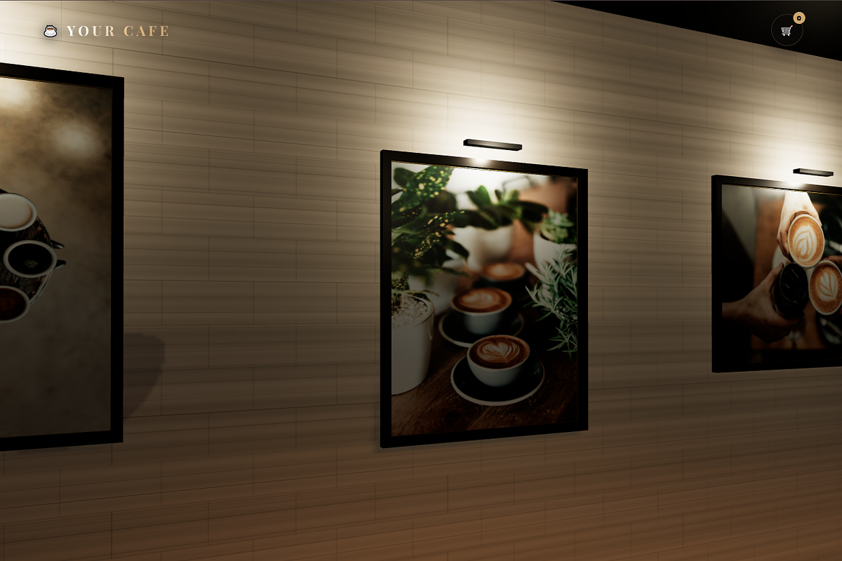 Premium 3D Animated Café Website, a Landing Page Template by DigitalsDesigns (Photo 4 of 5)