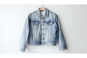 style denim white background ai, a Beauty & Fashion Photo by pikepicture