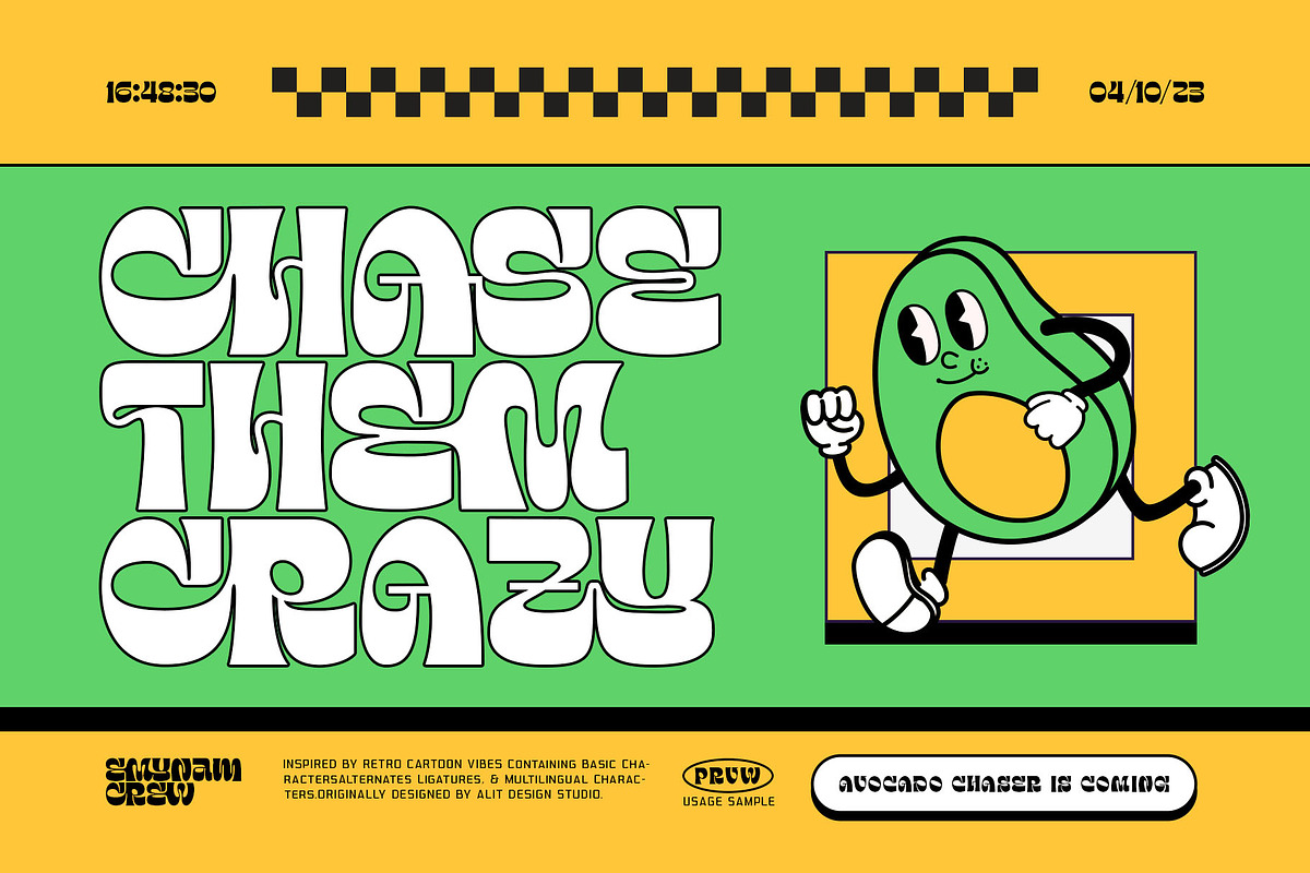 Emynam Crew Typeface, a Sans Serif Font by alit design (Photo 2 of 20)