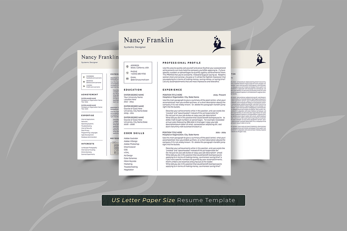 Canva Resume Template, a Resume Template by DesignDevisers (Photo 6 of 10)