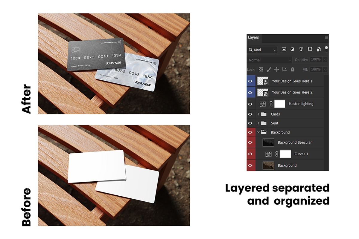 Realistic Credit Card Mockup, a Mockup by My Code Std (Photo 6 of 7)