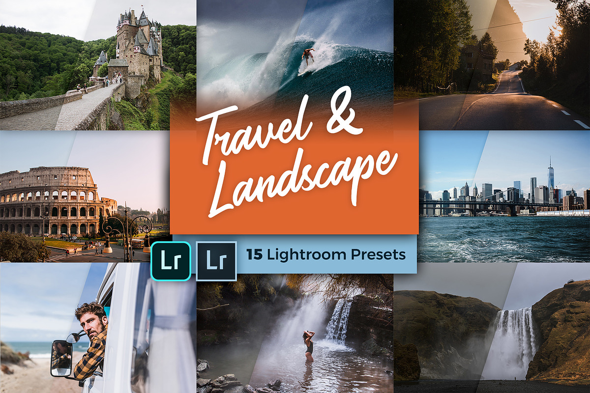 Travel & Landscape Lightroom Presets, an Action Add-On by PhotoMarket (Photo 1 of 44)