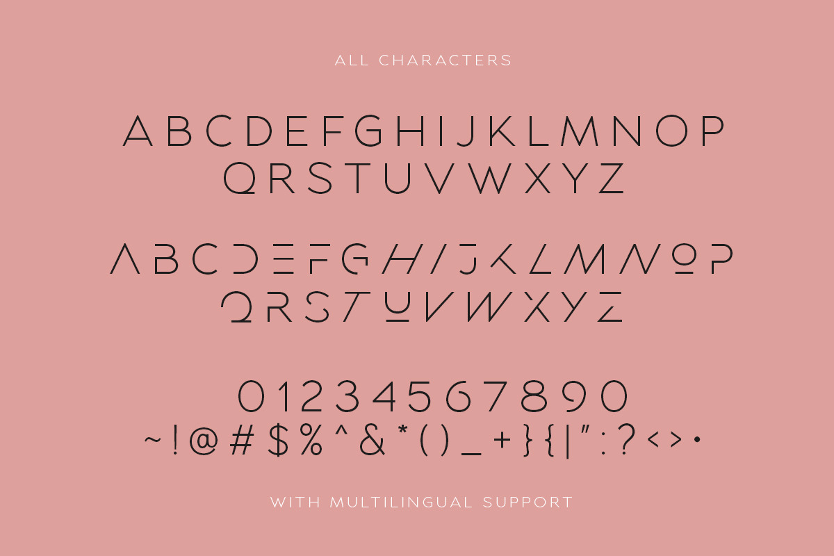 Lighters - Light Logo Font, a Sans Serif Font by Sarid Ezra (Photo 9 of 9)