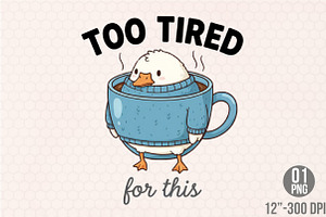 Funny Goose Coffee PNG, a Graphic by Designking