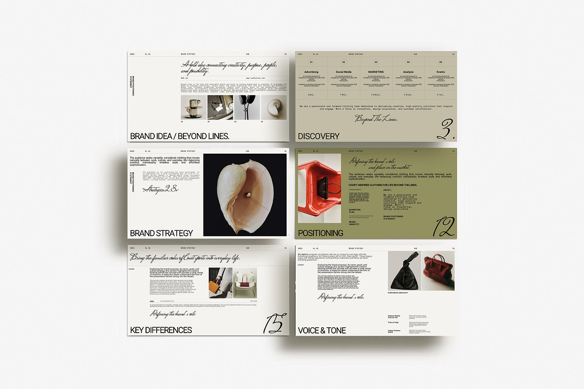 Brand Strategy Presentation Template, a Presentation Template by GoldenPixelStudio (Photo 6 of 10)