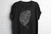Hand drawn boho feathers, an Illustration by Julia_Snegireva (Thumbnail 4 of 4)