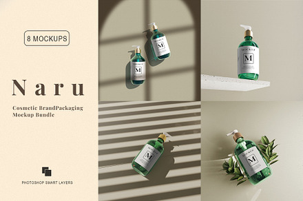 Bottle Brand Packaging Mockup