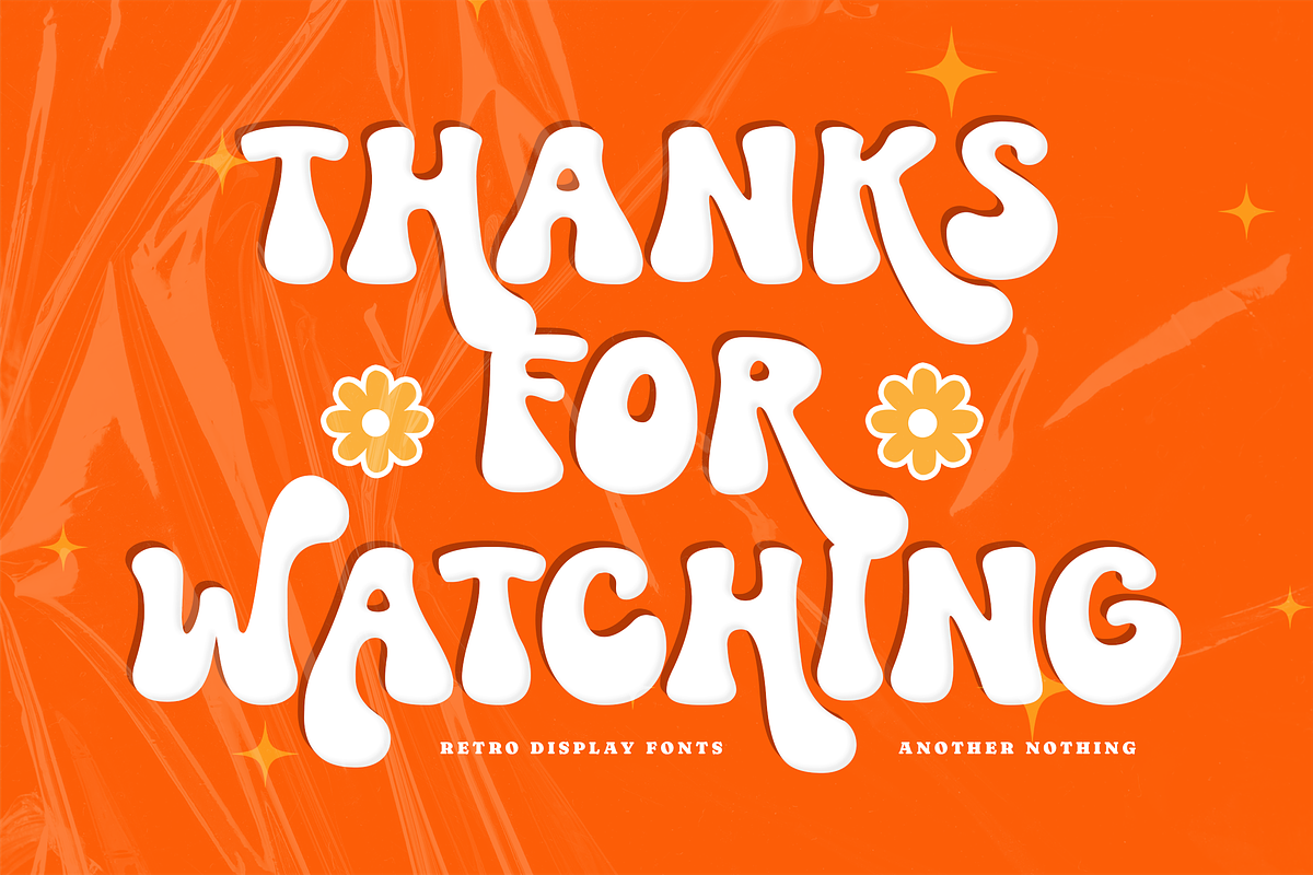 Another Nothing - Groovy Display, a Font by Namara Creative Studio (Photo 9 of 9)