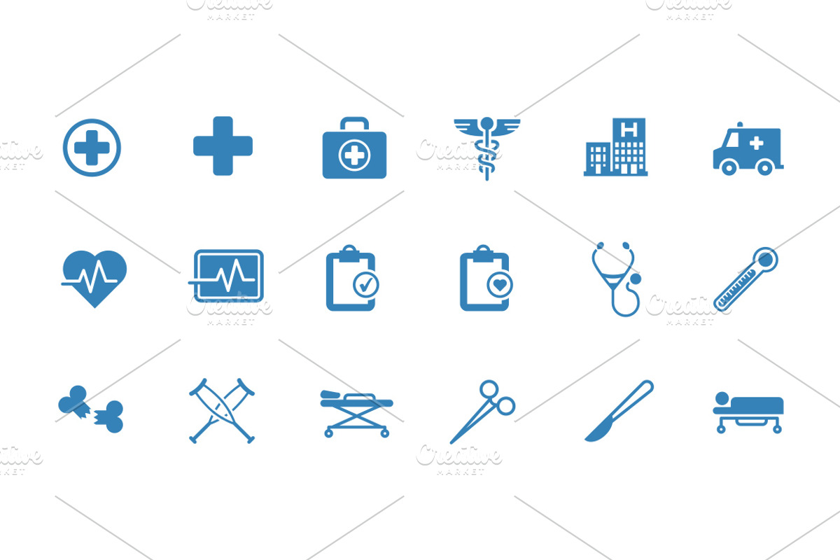 Medical & Health Vector Icons preview 2