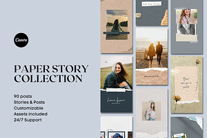 Paper Story Instagram Templates