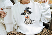 Cute Skeleton Cat Clipart, an Illustration by Sublimation Artist (Thumbnail 4 of 6)