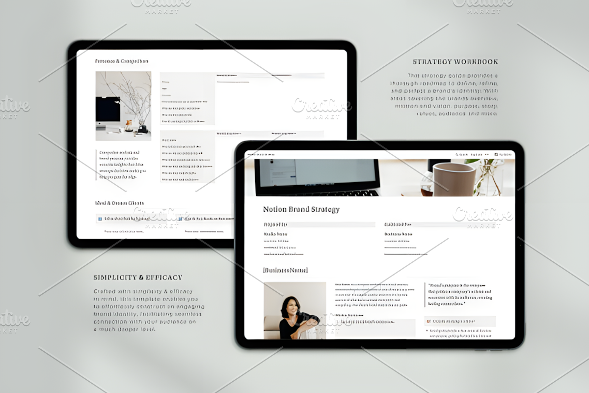 All-in-One Notion Branding Kit, a Marketing Template by Ink Gallery (Photo 6 of 9)