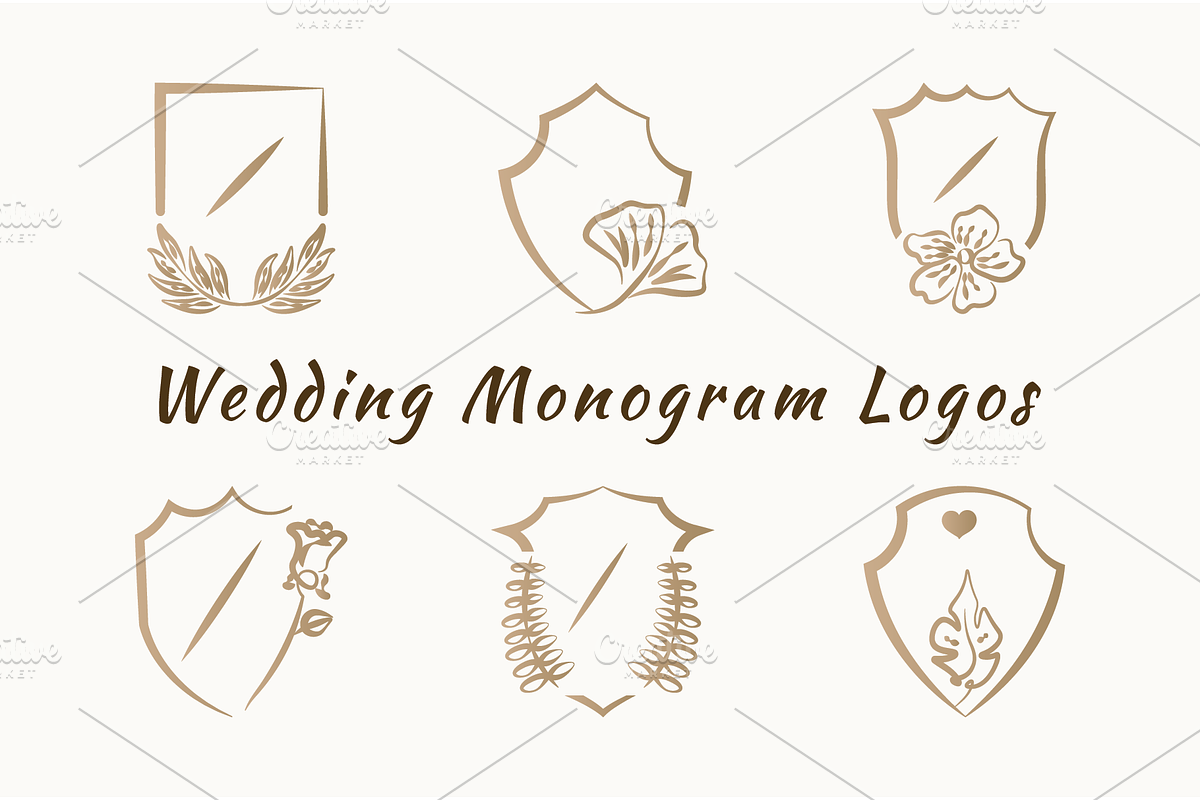 Wedding Monogram Pro Logo Pack, a Branding & Logo Template by Design_Planet (Photo 1 of 7)