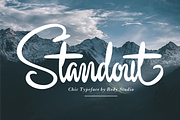 Standout – Chic Typeface, a Script Font by RedyStudio (Thumbnail 1 of 13)